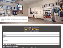 Tablet Screenshot of garagestoragesacramento.com